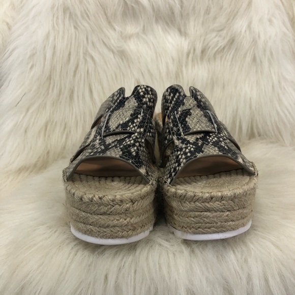 Marc Fisher Python snakeskin Robbyn espadrille 8.5 - Picture 3 of 8